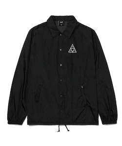 Clothing: Huf Essentials Tripple Triangle Coaches Jacket - Black