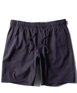 Vissla Hemp No See Ums Eco 18" Elastic Walkshort - Black