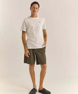 Clothing: Rhythm Essential Stripe Short - Fatigue