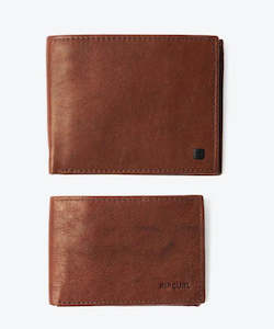 Rip Curl K-Roo RFID 2 In 1 Leather Wallet - Brown