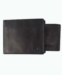 Rip Curl K-Roo RFID 2 In 1 Leather Wallet - Black