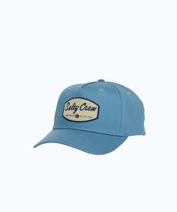 Salty Crew Labelled  5 Panel Cap - Dark Slate