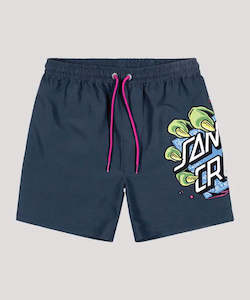 Clothing: Santa Cruz Johnson Beast Dot Board short - Navy