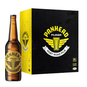 Wine and spirit merchandising: Panhead Port RD   Pilsner 6 Pack 330ml