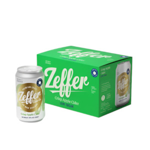 Wine and spirit merchandising: Zeffer Crisp Apple Cider 6pack 330ml