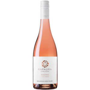 Wine and spirit merchandising: Rapaura Springs Reserve Pinot Noir Rose 2024