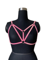 Clothing: Bubblegum Harness Top