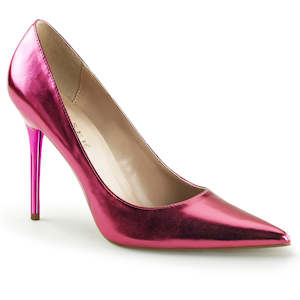 Internet only: PLEASER CLASSIQUE-20 PINK METALLIC PU