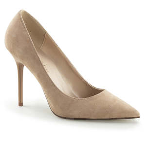 PLEASER CLASSIQUE-20 NUDE SUEDE