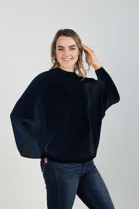 Poncho Navy