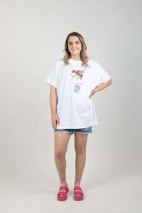 Pants 1: Free Spirit T Shirt White