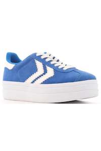 Footwear: Ignite Blue/White Sneaker