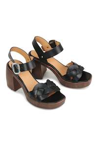 Footwear: Spirited Black Sandal