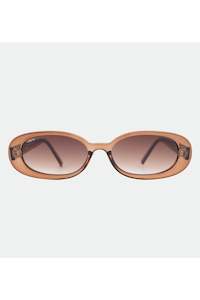 Gina Transparent Coffee/Brown Sunnies