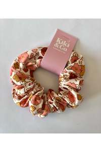 Spring Floral Scrunchie