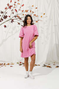 Ivy Dress Candy Stripe