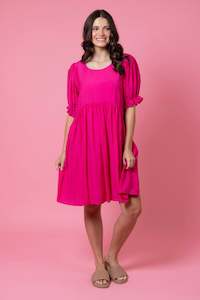 Dresses 1: Nixon Dress Hot Pink