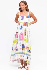 Sunetta White Maxi