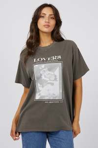 All About Eve 1: Lovers Oversized Tee Charcoal