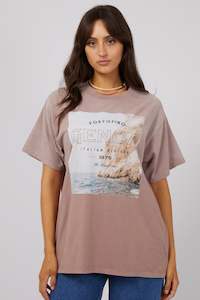 All About Eve 1: Genoa Oversized Tee Fawn