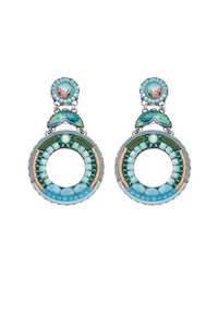 Ayala Bar: Clear Water Round Earrings