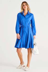 Betty Basics Outlet: Jada Dress Iris Blue