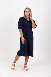 Mint The Label: City Of Galway Dress Navy