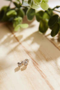 Mint Accessories: Fleur Rose Stud Earring