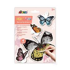 Toy: Avenir Scratch -  Butterfly Stickers