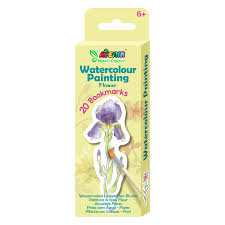 Toy: Avenir - Watercolour Painting  - Flower Bookmarks