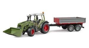 Toy: Bruder - Fendt Vario 211 with Front Loader & Tipping Trailer