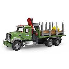 Toy: Bruder - MACK Granite Logging Truck with Crane