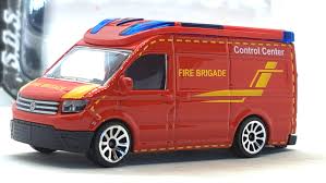 Toy: Majorette S.O.S. Cars - Volkswagon Crafter Fire Brigade Control Center