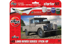 Airfix Starter Set - 1:43 Land Rover Series 1 Pick-up