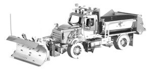 Metal Earth - Freightliner 114SD Snow Plough Truck