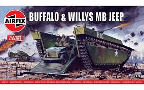 Airfix - 1:76 Buffalo & Willys MB Jeep