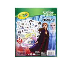 Toy: Crayola - Colour & Sticker Book - Frozen II