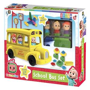 Toy: CoComelon School Bus Set 35cm