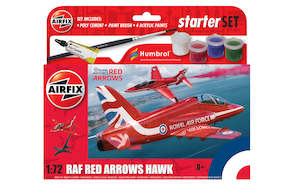 Airfix Starter Set - 1:72 RAF Red Arrows Hawk