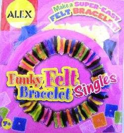 Toy: Alex: Singles - Funky Felt Bracelet