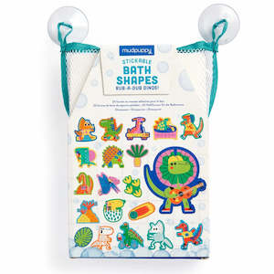 Mudpuppy - Stickable Bath Shapes Rub-A-Dub Dinos