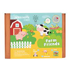 Jack in the Box Junior 3 in 1 Craft Box - Farm Friends