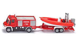 Siku 1636 Super - Unimog Fire Engine with Boat