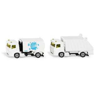 Toy: Siku 1687 - Street Sweeper & Rubbish Truck