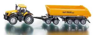 Toy: Siku 1858 Farmer - 1:87 JCB 8250 with dolly and tipping trailer