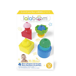 Lalaboom - Geo-Shapes & Beads (4 Shapes & 8pc Beads)