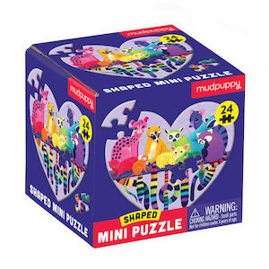 Mudpuppy - Mini Shaped Puzzles Love in the Wild