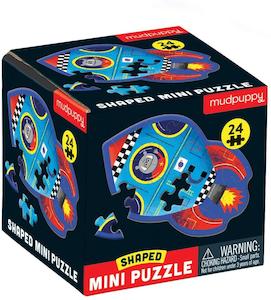 Toy: Mudpuppy - Mini Shaped Puzzles Spaceship