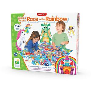 Toy: The Learning Journey - Play It! Game Colors & Shapes Race to the Rainbow