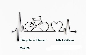 Toy: JGB Wall Art - Bicycle with Heart